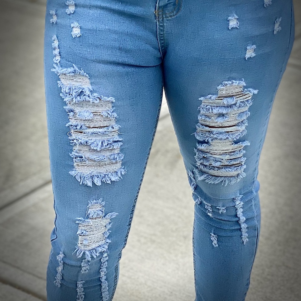 Light blue high waisted jeans store getting rid of stock back to school
